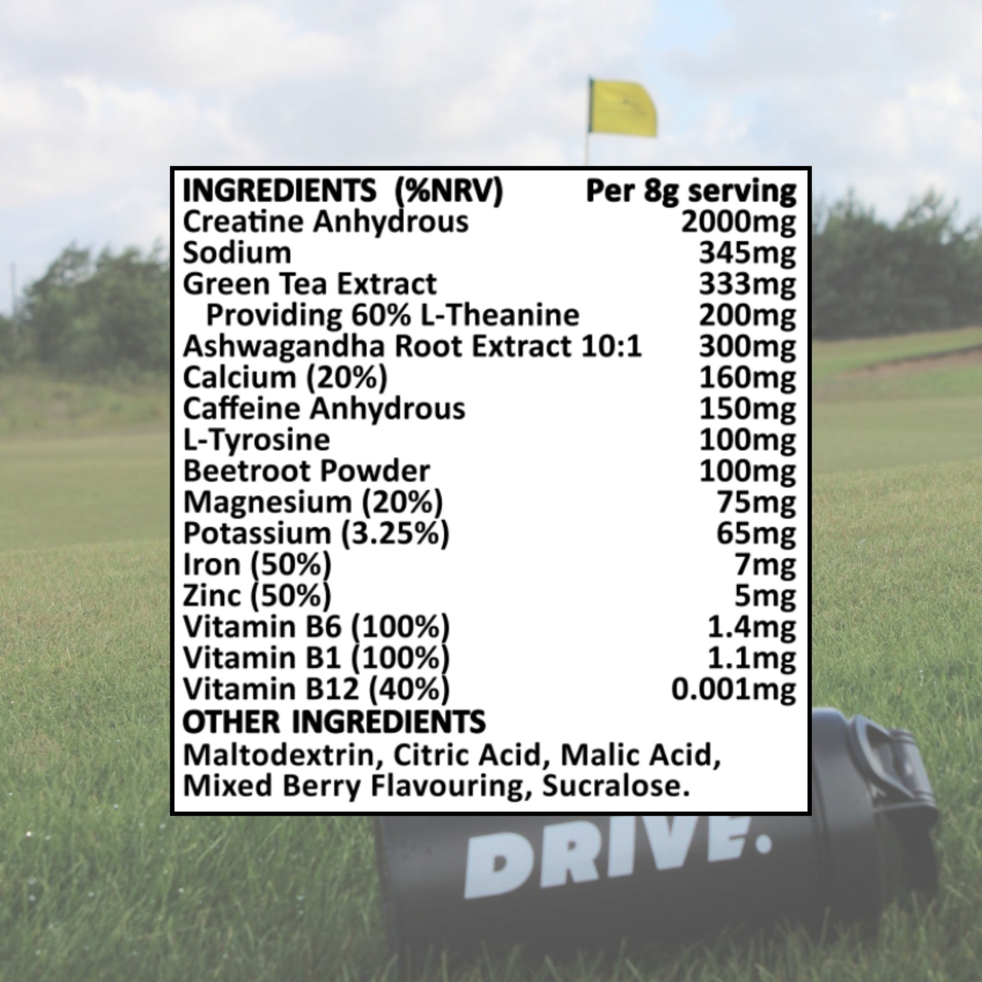 Drive Golf Supplement + Free Performance Pack - Drive Golf Supplements